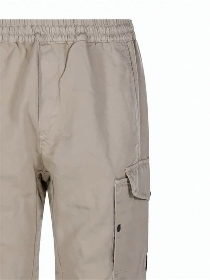 C.P. Company Relaxed Fit Straight Pants With Elastic Waistband