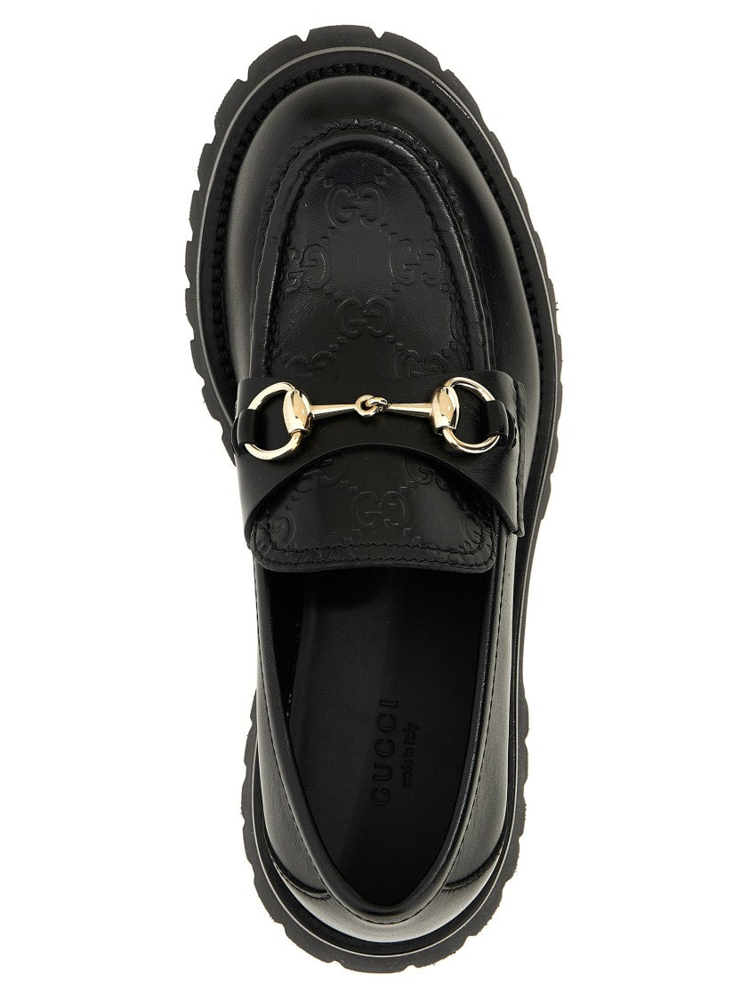 Gucci Leather Loafers With Polished Horsebit Detail