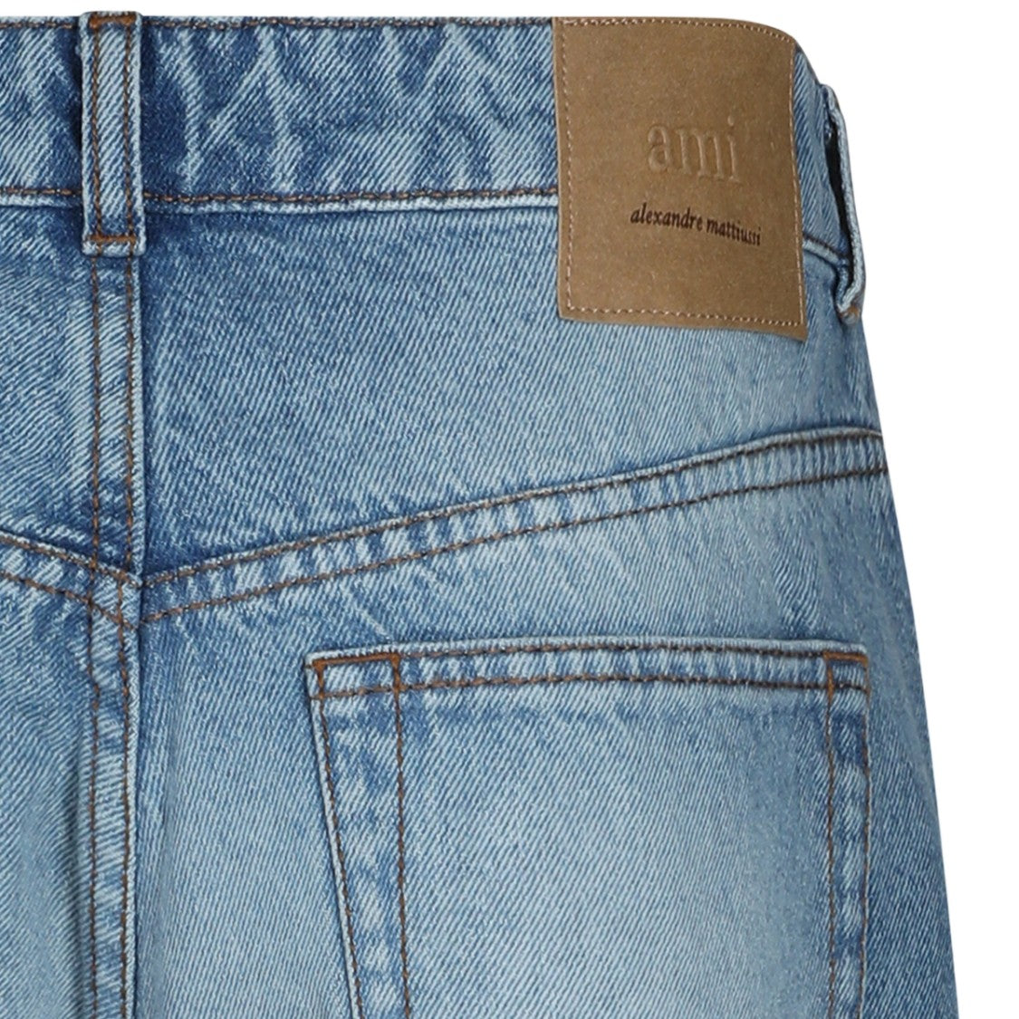 Ami Paris Straight-Leg Denim Jeans