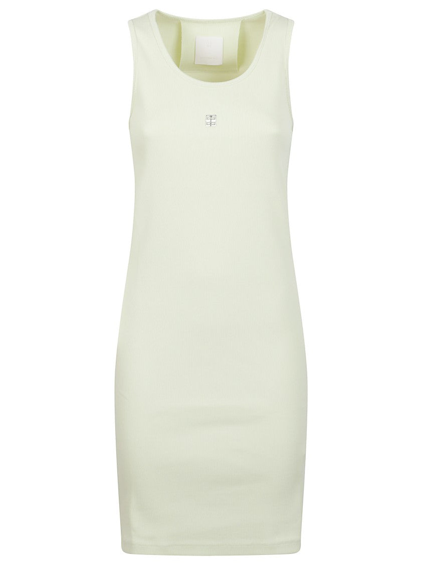 Givenchy Sleeveless Ribbed Dress With Subtle Logo Detail