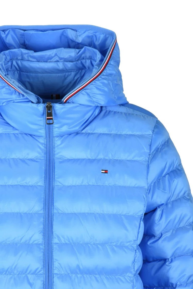 Tommy Hilfiger Light Blue Polyester Women's 100G Down Jacket
