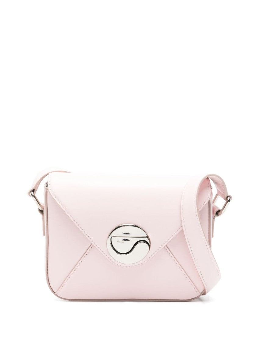 Coperni Light Pink Shoulder Bag With Clasp Fastening And Adjustable Strap