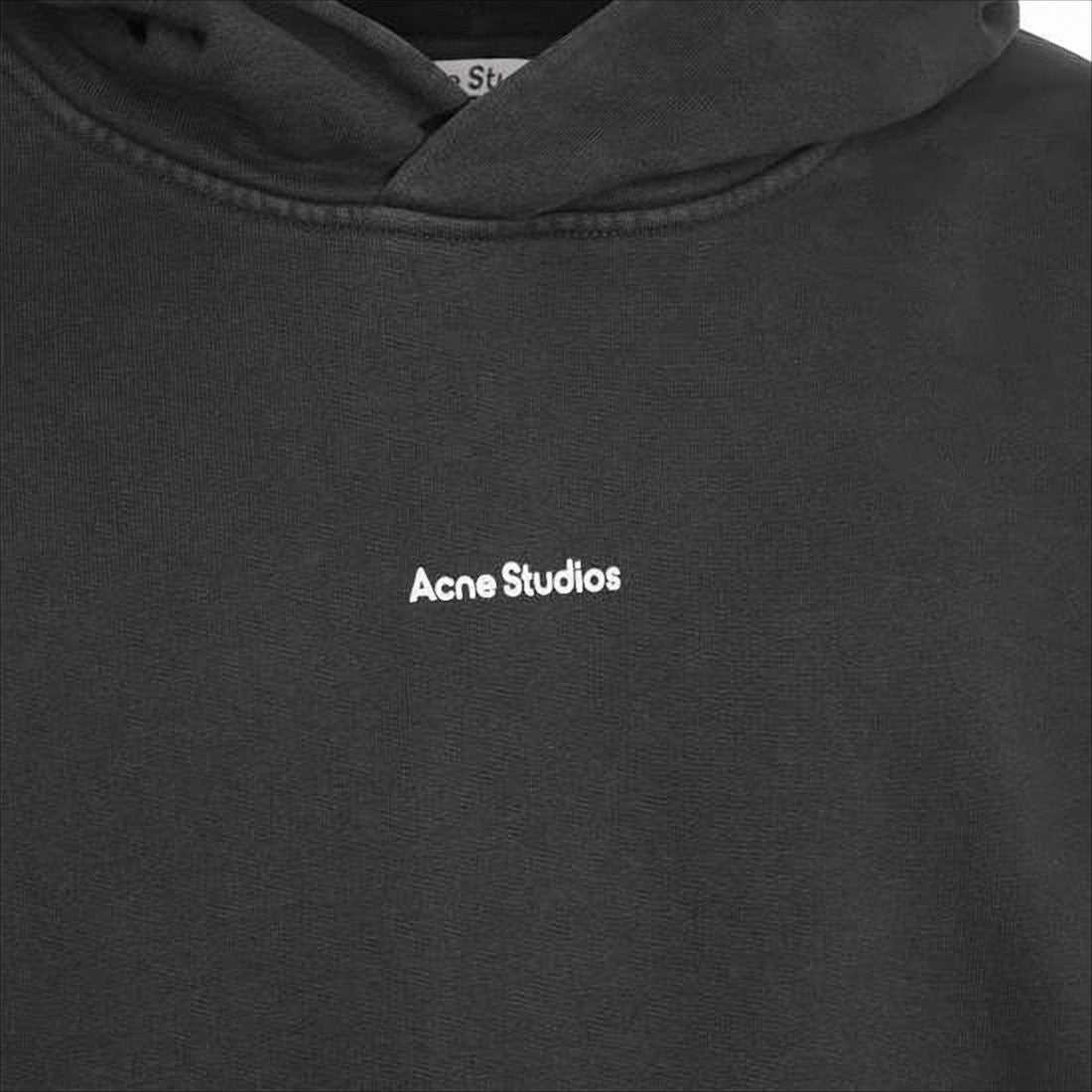 Acne Studios Relaxed-Fit Cotton Hoodie With Subtle Embroidered Logo