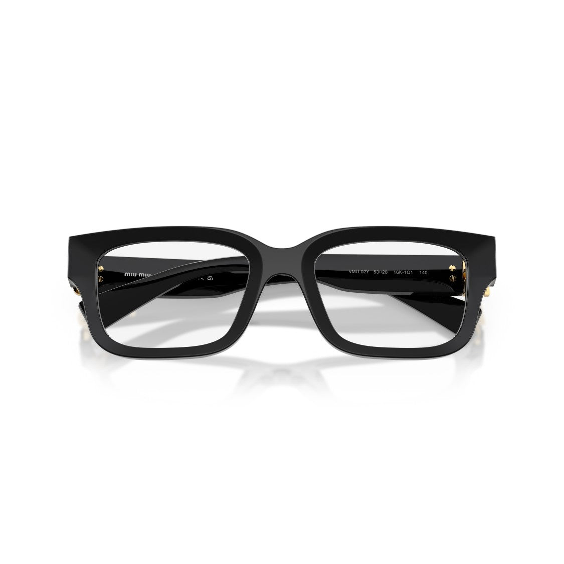 Miu Miu 0Mu 02Yv Bold Rectangular Acetate Sunglasses