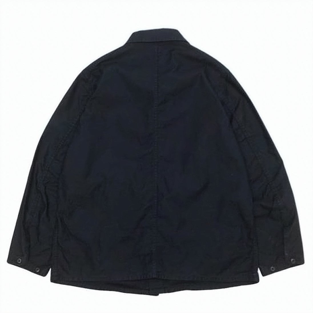 Needles Button-Up Black Casual Jacket With Embroidered Detail