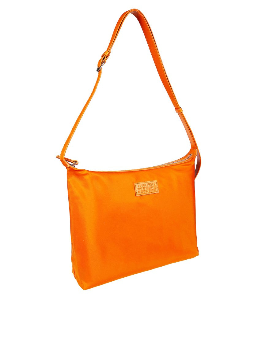 Mm6 By Maison Margiela Nylon Crossbody Embossed Logo Crossbody Bag