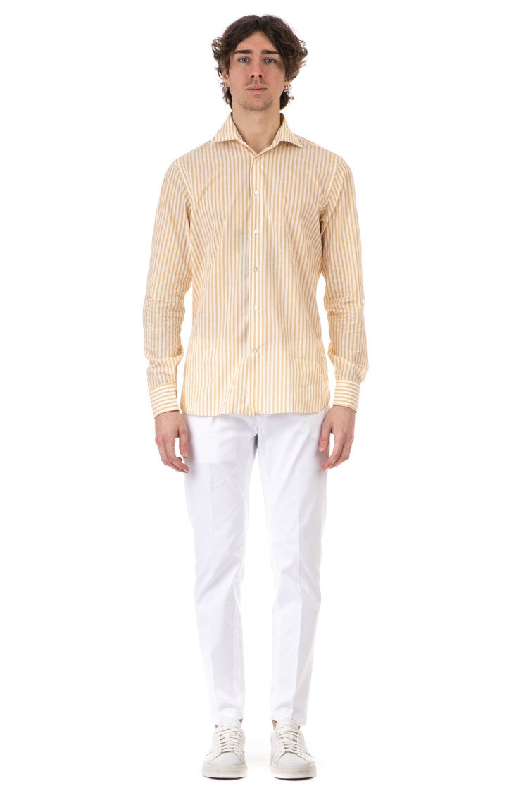 Borriello Brushed Cotton Stripe Shirt