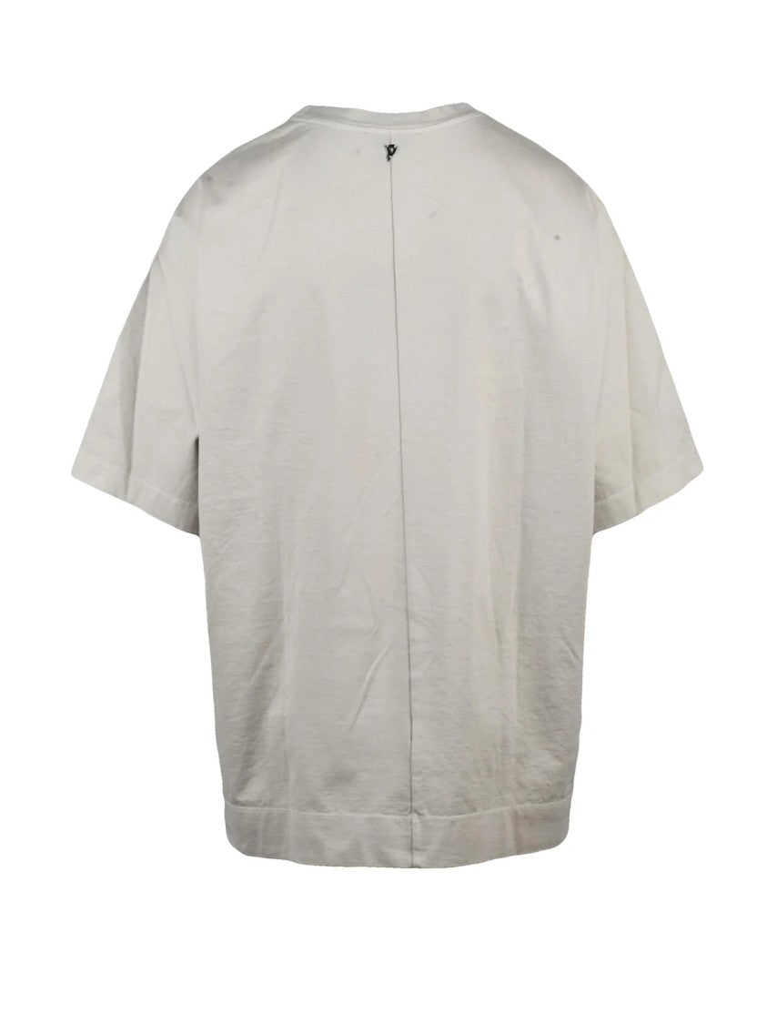 Dondup Beige Women Cotton Oversize T-Shirt