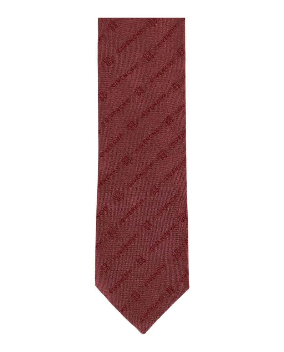 Givenchy Diagonal Logo Silk Tie