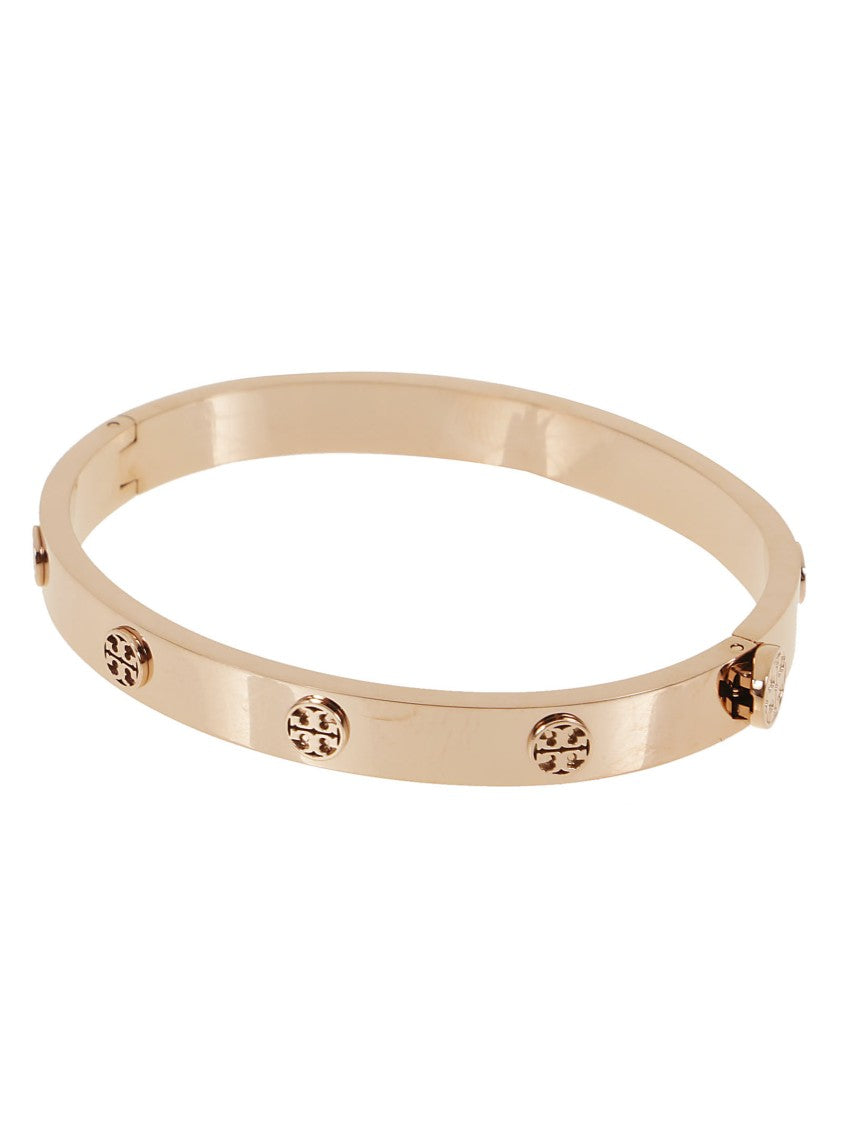 Tory Burch Polished Gold Stainless Steel Bracelet