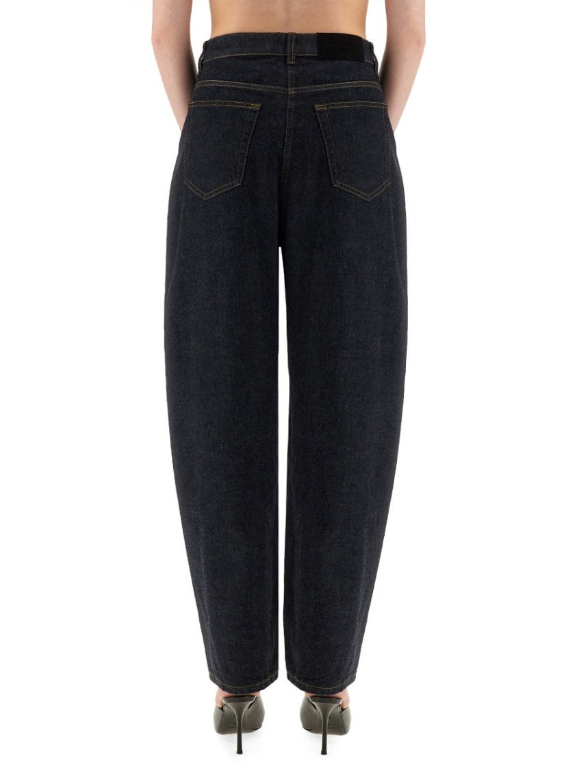 Givenchy Balloon-Fit Denim Jeans With Classic Texture