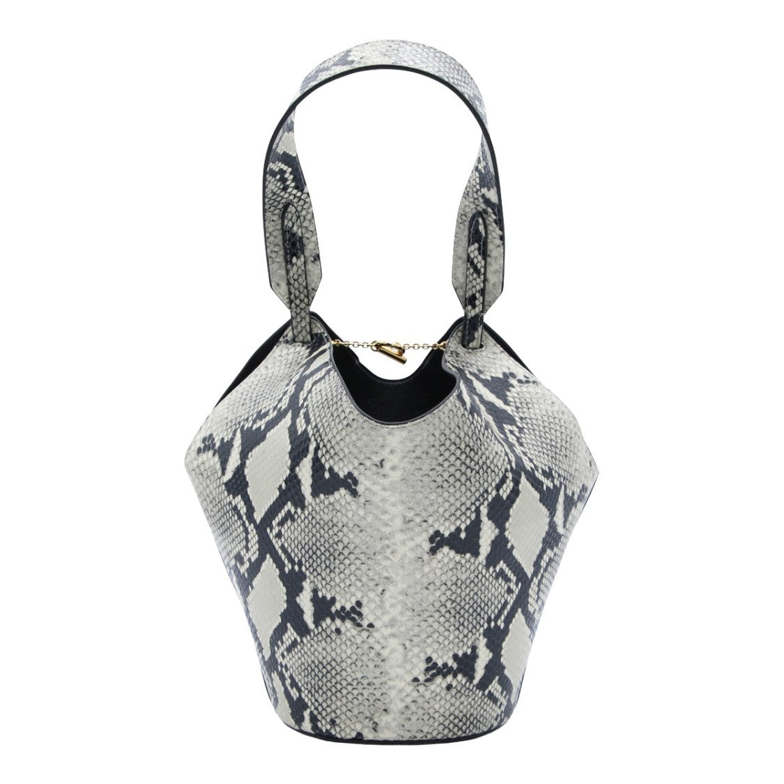 Khaite Snakeskin Pattern Bucket Bag