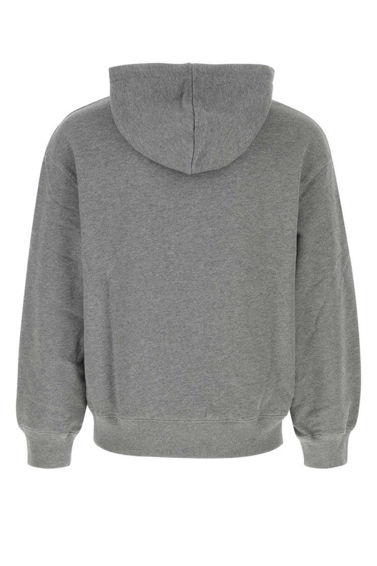 Maison Kitsuné Grey Cotton Sweatshirt