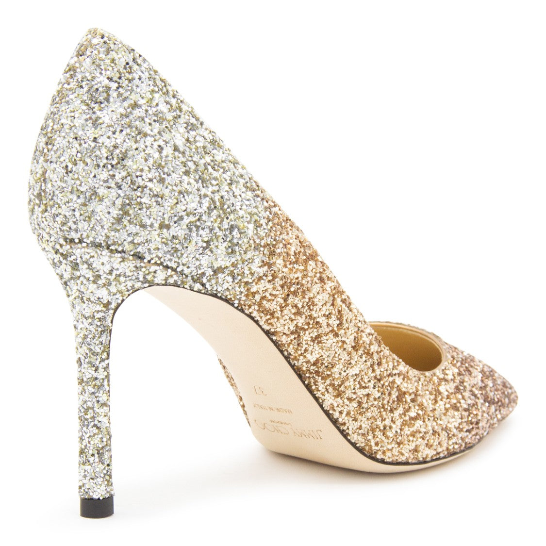 Jimmy Choo Gold And Silver Pumps