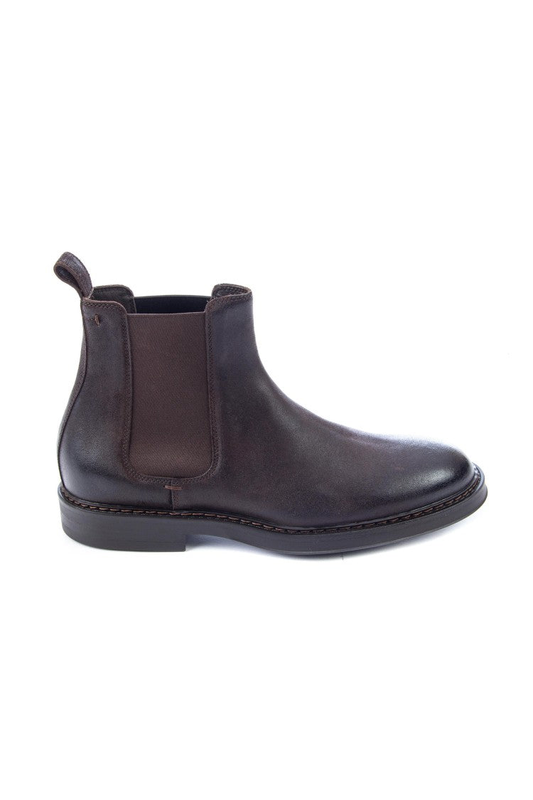 Henderson Suede Ankle Boots With Rubber Sole