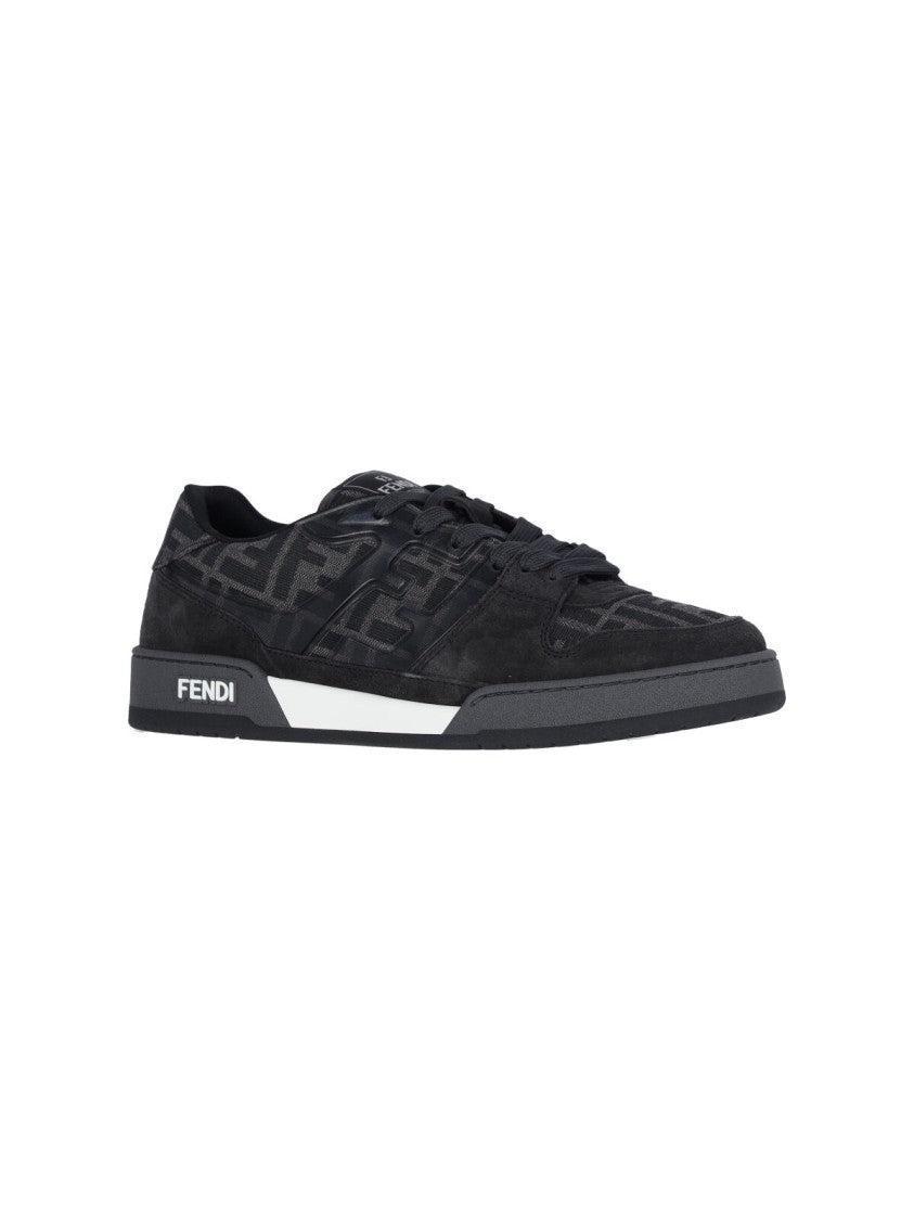 Fendi Low-Top "Match" Sneakers – Black