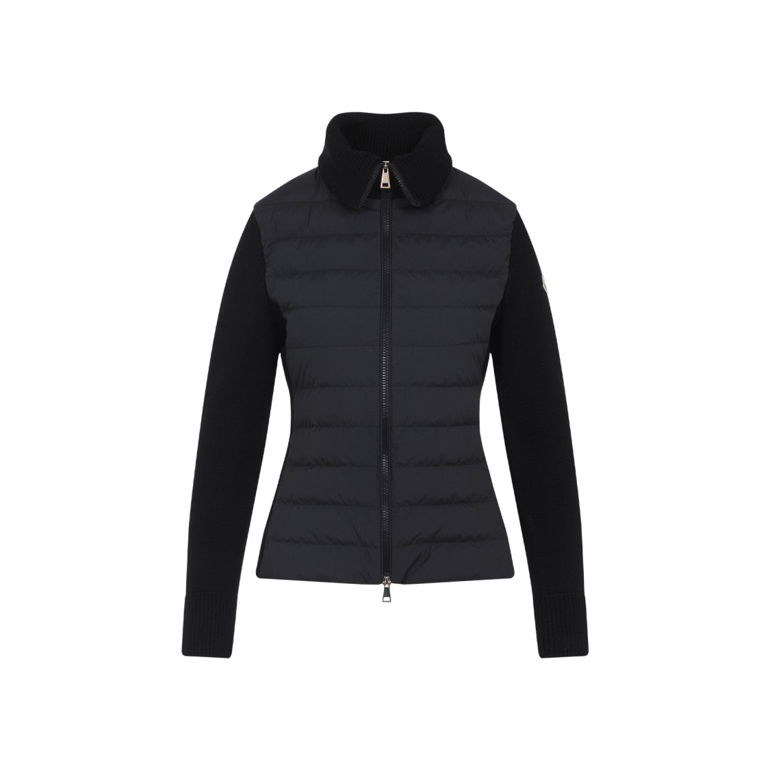 Moncler Fitted Wool Blend Jacket