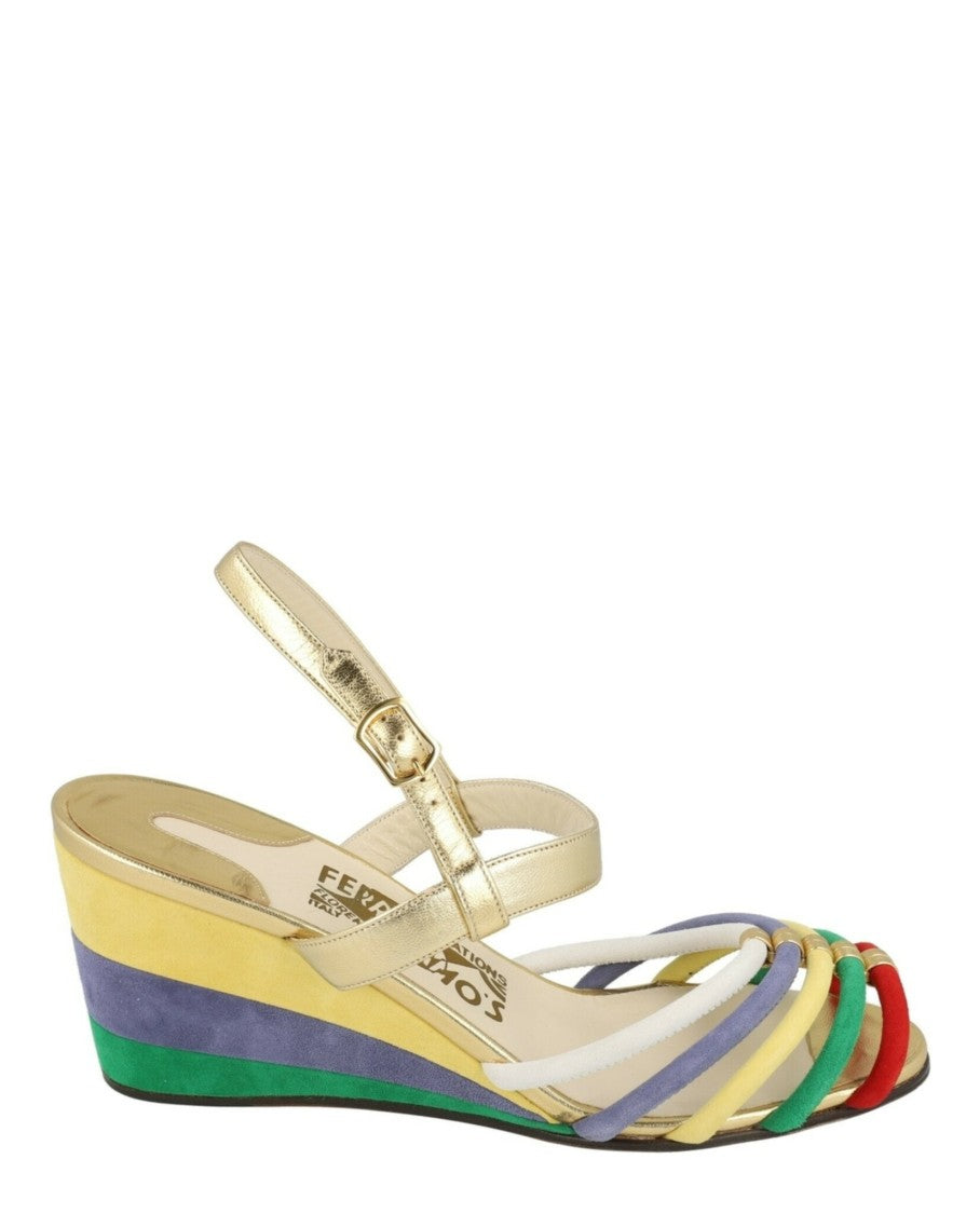 Ferragamo Laila Archive Limited Edition 1930S Wedges