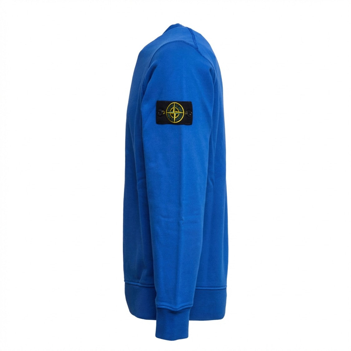 Stone Island Organic Cotton Fleece Crewneck Sweatshirt