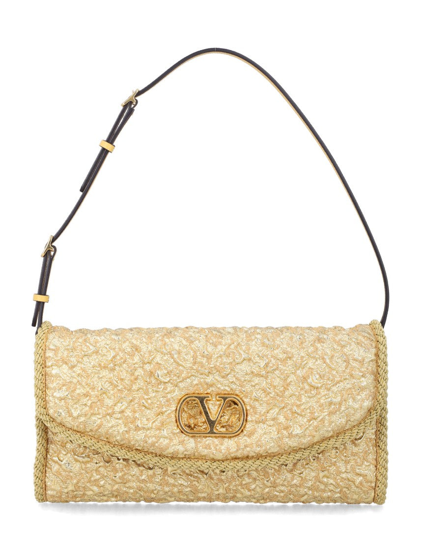 Valentino Garavani Vain Soft Jacquard Shoulder Bag