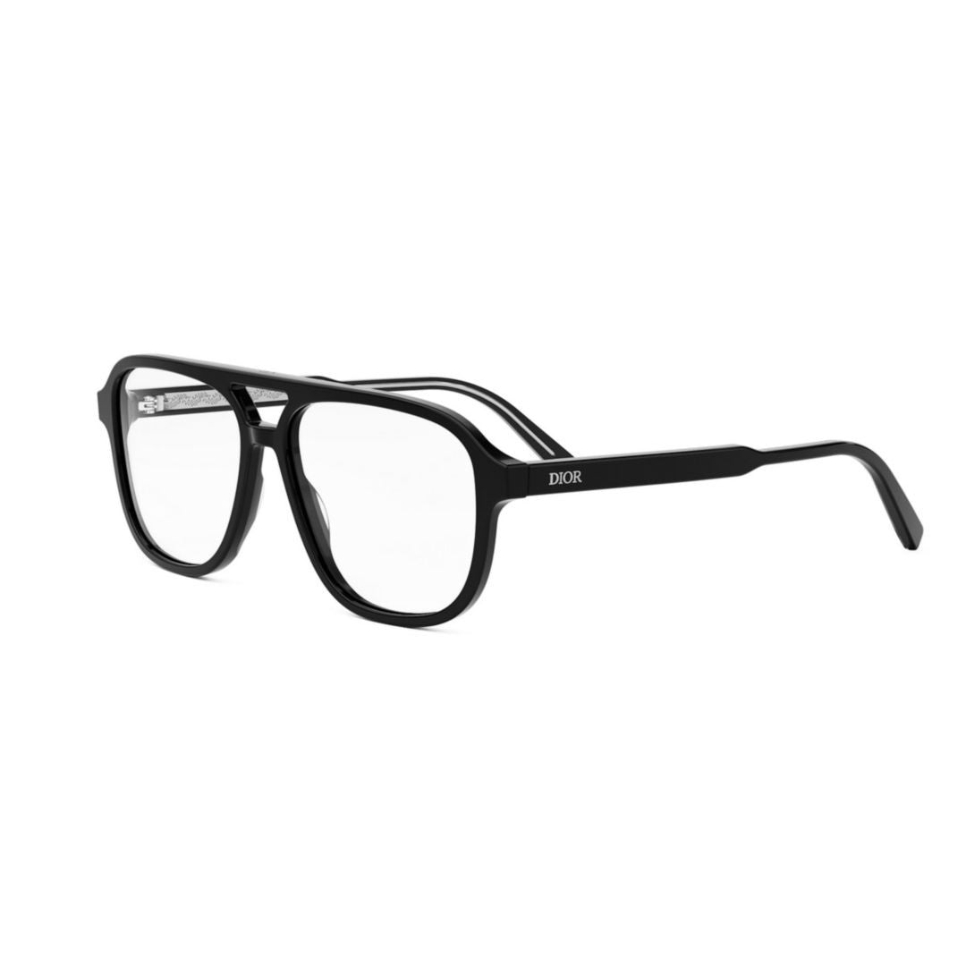 Dior Diorbotanicao A1i Black Rectangular Frame Eyeglasses