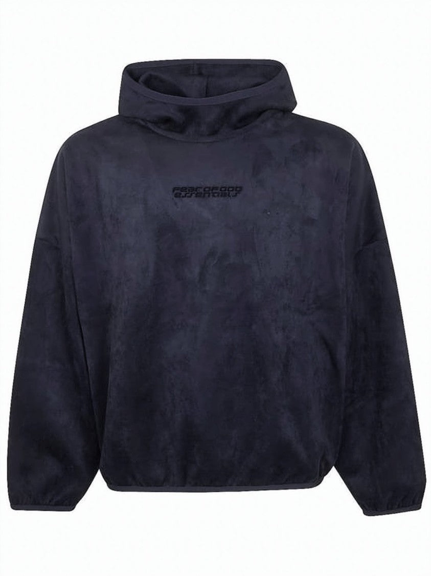 Fear Of God Modern Black Suede Fleece Hoodie