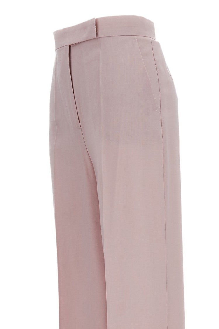 Max Mara Pink Girone Straight-Leg Trousers