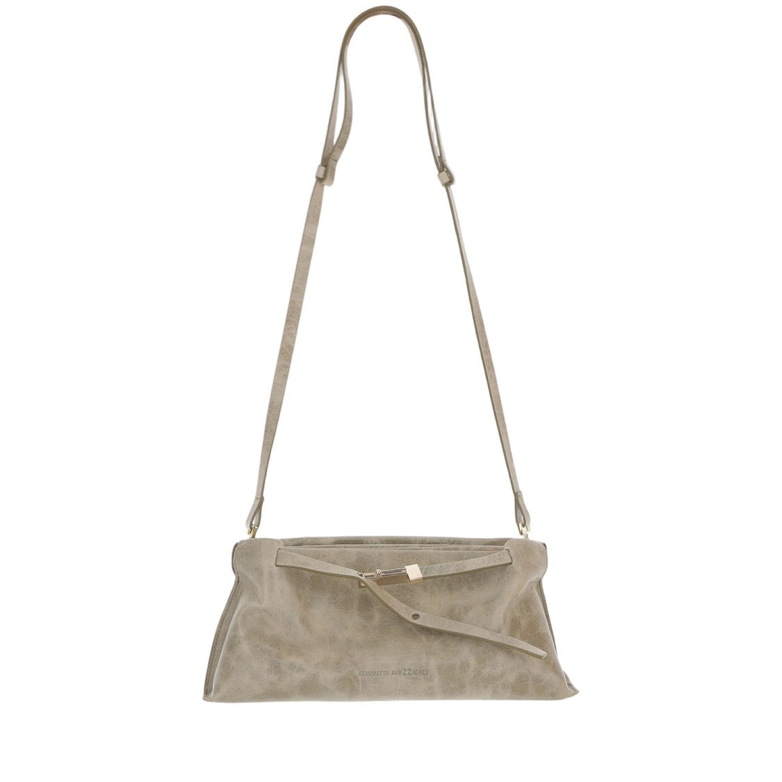 Benedetta Bruzziches Rectangular Shoulder Bag In Calfskin Leather
