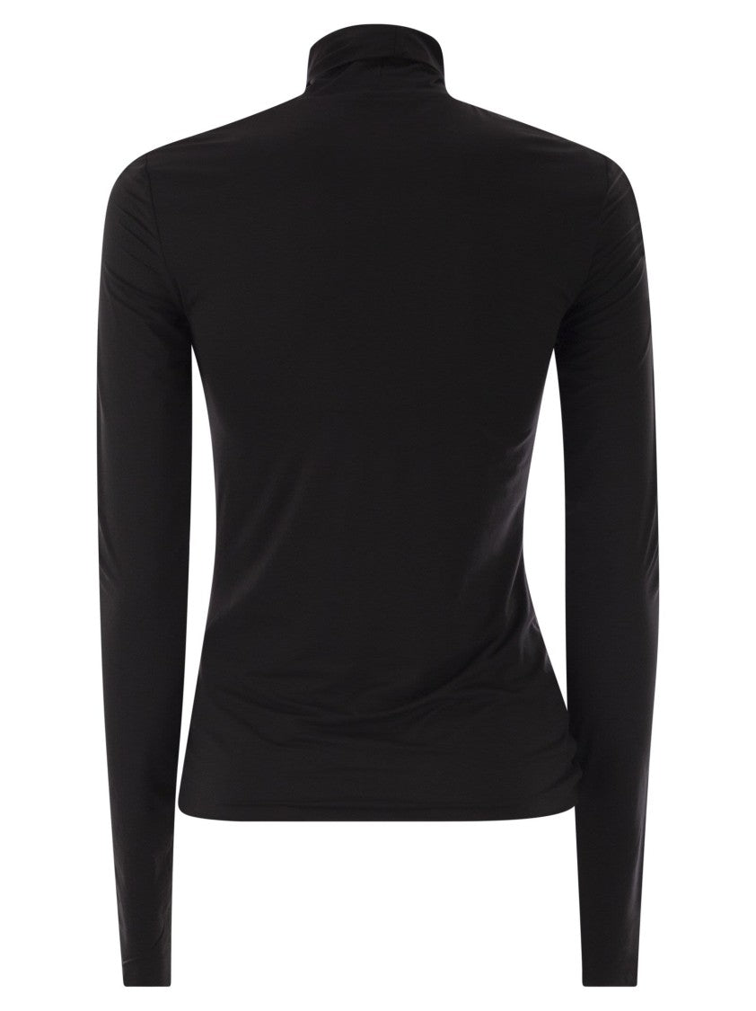 Sportmax Stone - Jersey Turtleneck Jumper