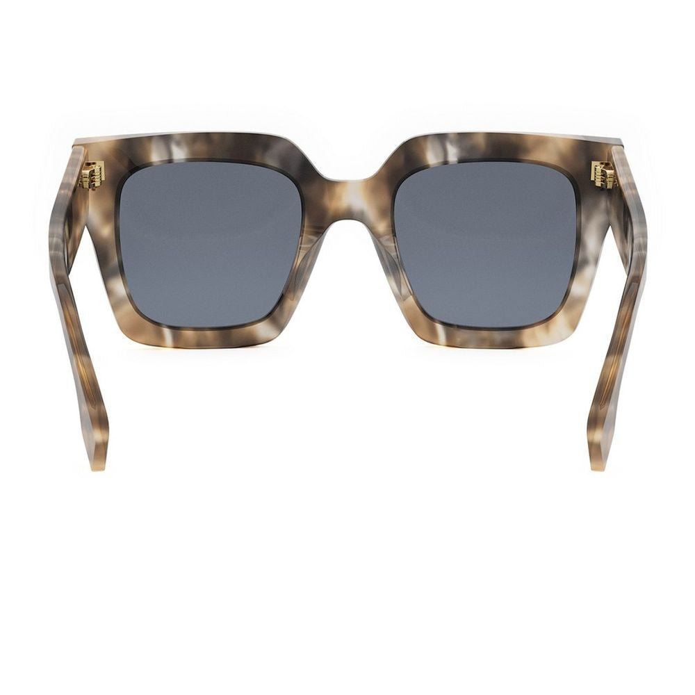 Fendi Rome Oversized Square Acetate Sunglasses