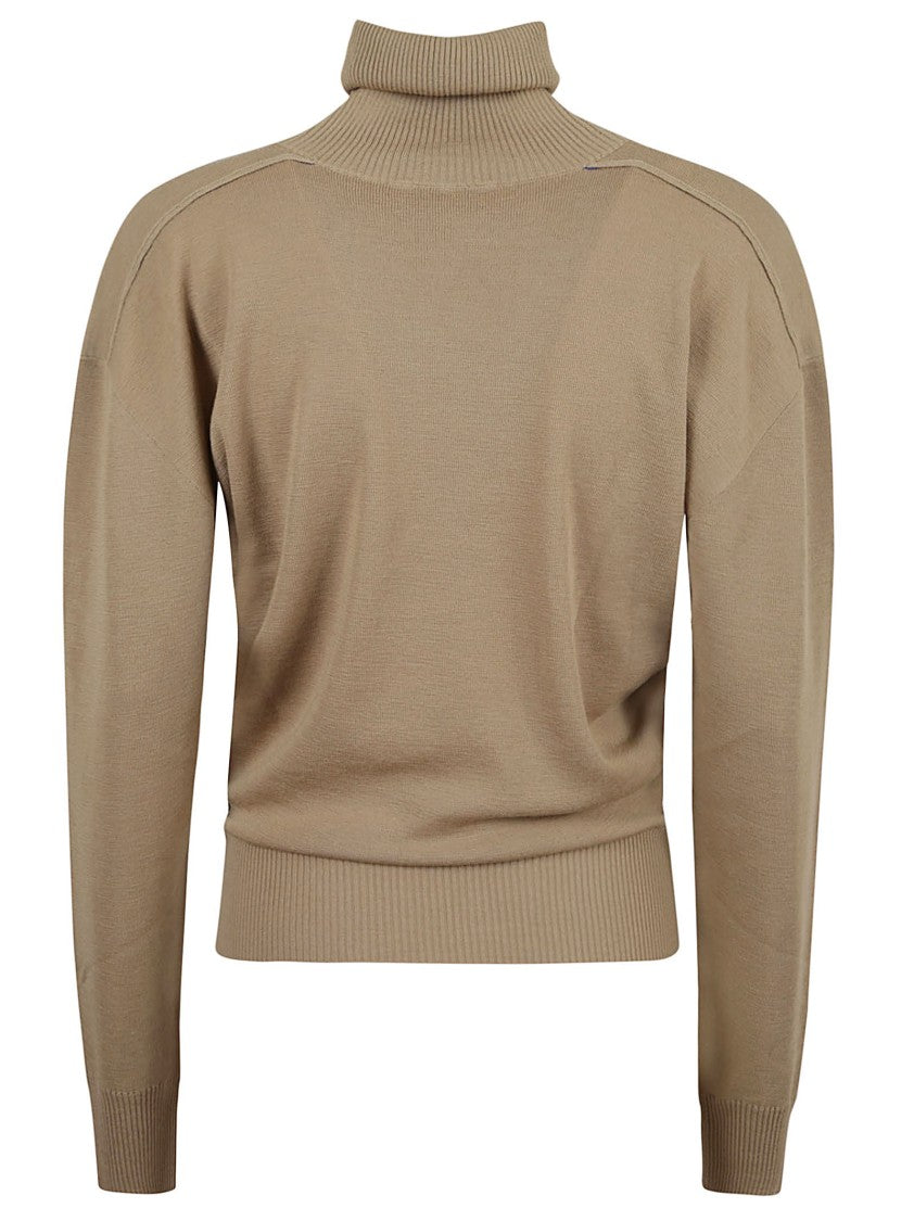 Burberry High Neck Relaxed Fit Sweater
