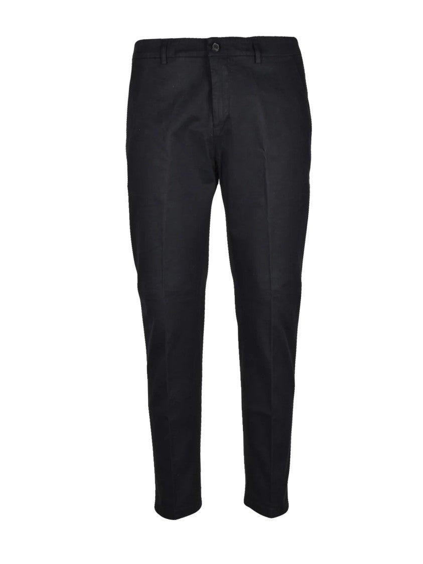 Department 5 Slim Fit Black Trousers With Tailored Silhouette