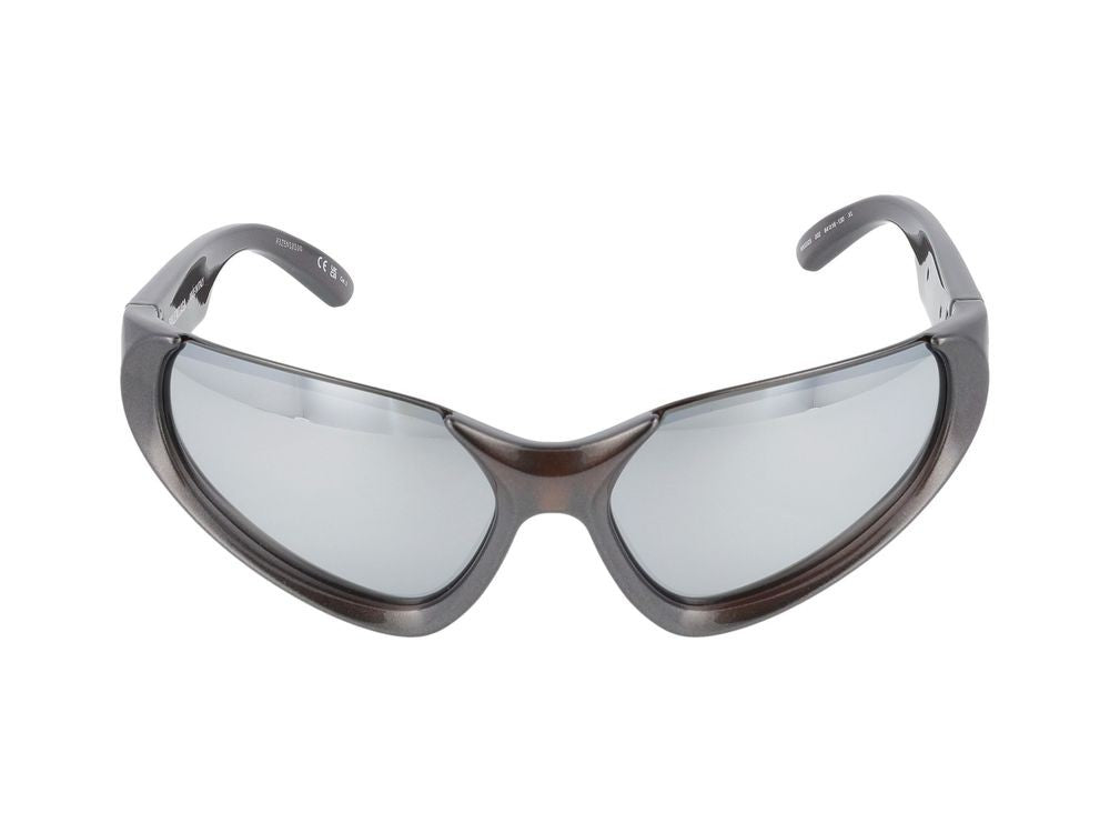Balenciaga Sunglasses Bb0202s 002 Silver Silver Silver 64/16/130