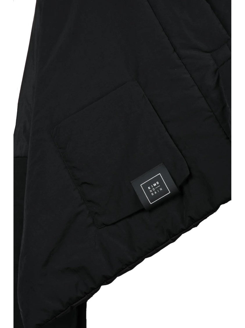 Kimo No-Rain Padded Kimono Jacket With Magnetic Closure And Practical Pockets