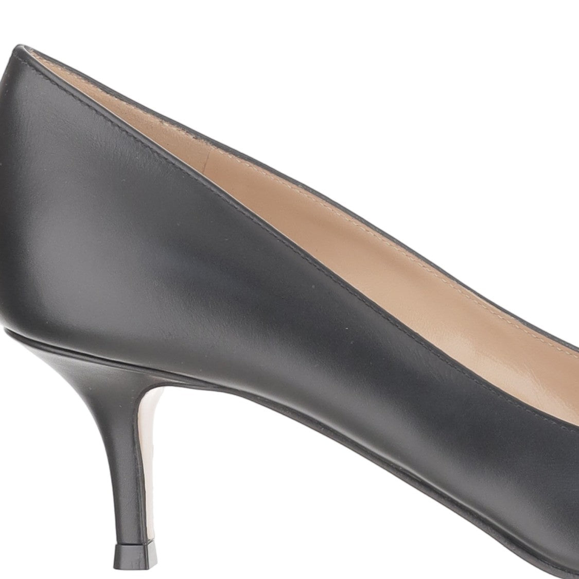 Gianvito Rossi Pointed-Toe Suede Pumps With Mid-Height Heel