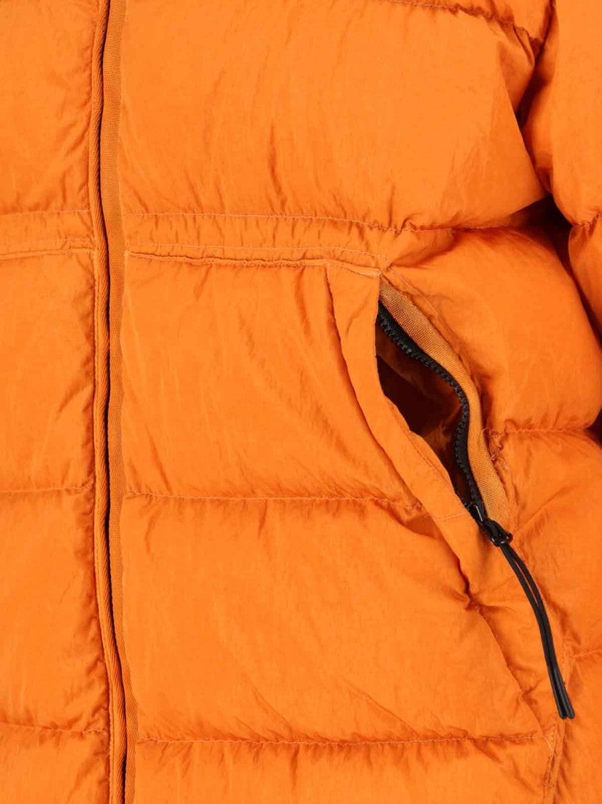 C.P. Company Quilted Puffer Jacket – Orange