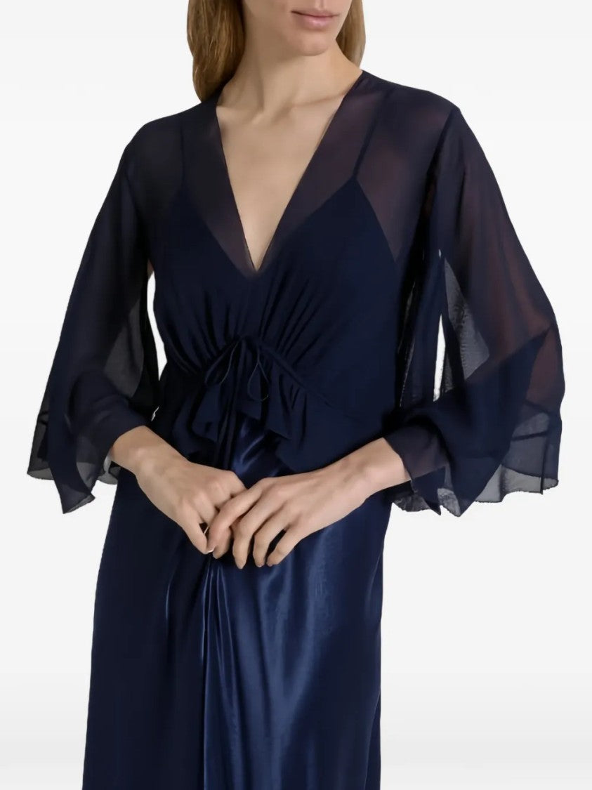 Alberta Ferretti Classic Tailored Fit Minimalist Dress