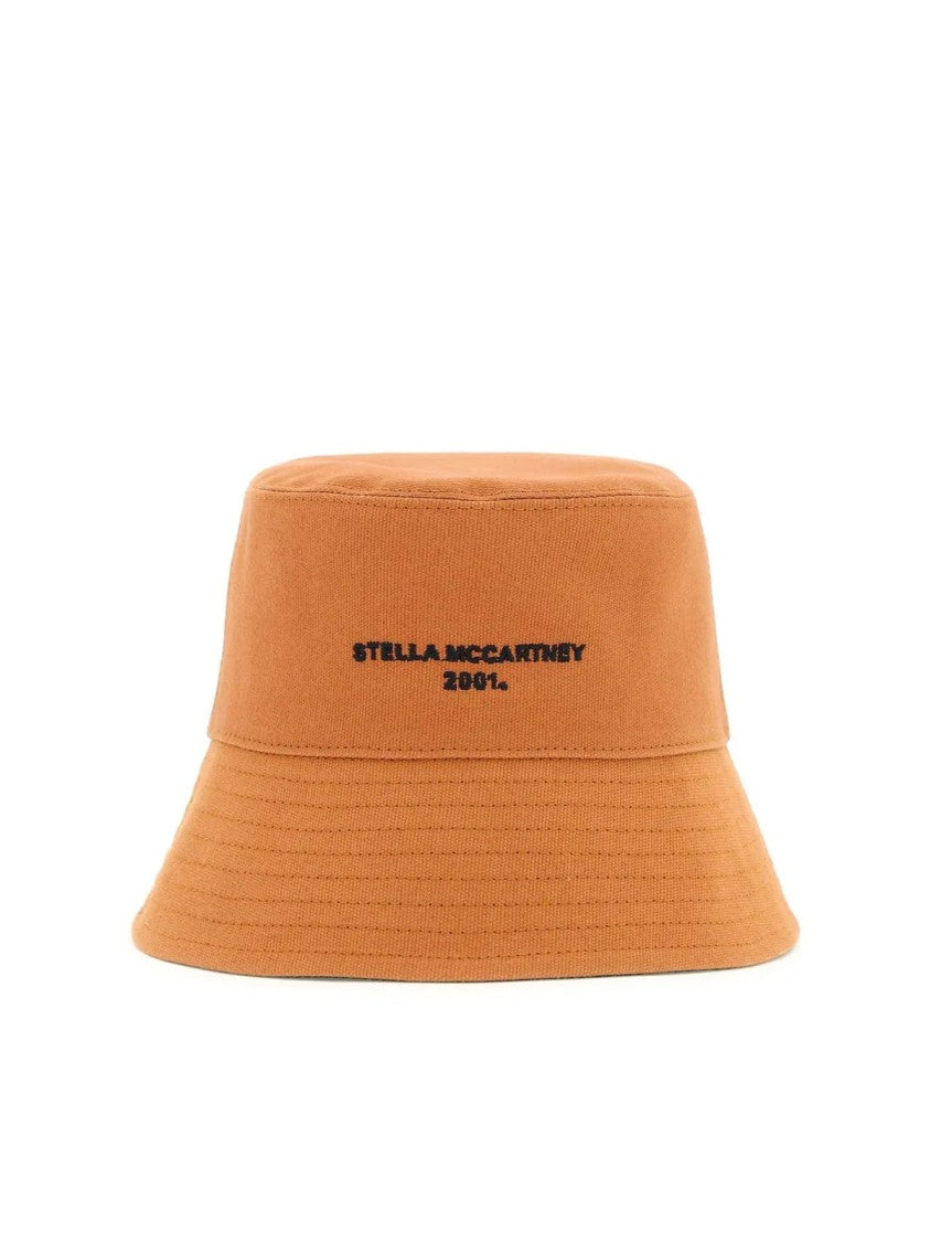 Stella Mccartney Eco Cotton Logo Bucket Hat