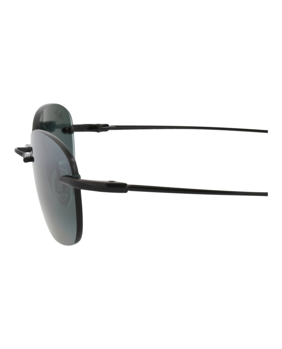 Maui Jim Round-Frame Memory Metal Sunglasses