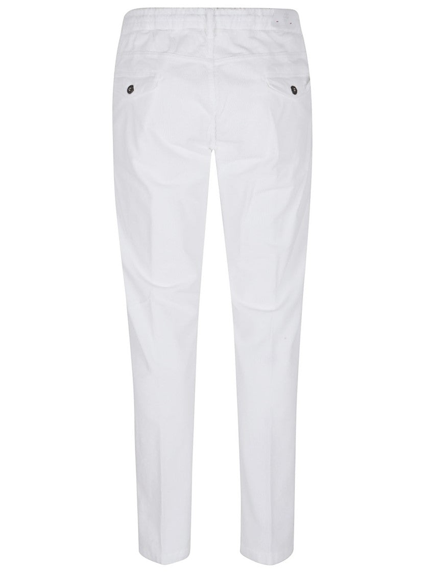 Eleventy Drawstring Waist Joggers With Tapered Fit