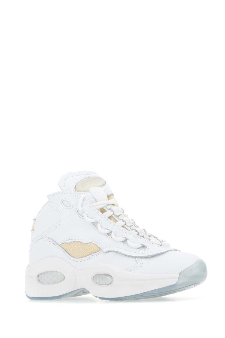 Maison Margiela White Leather Project 0 Tq Memory Of Sneakers