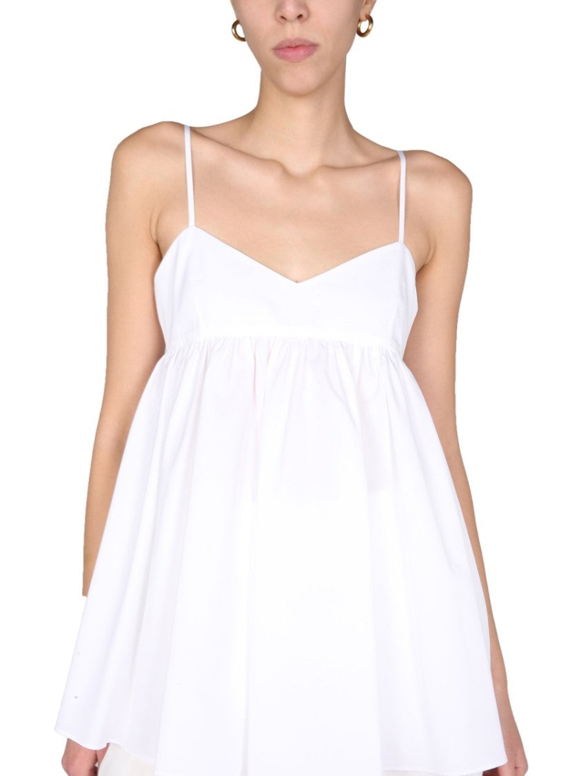 Aspesi Gathered Flared Top