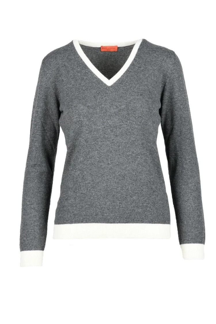 Ballantyne Cashmere Pullover - Grey