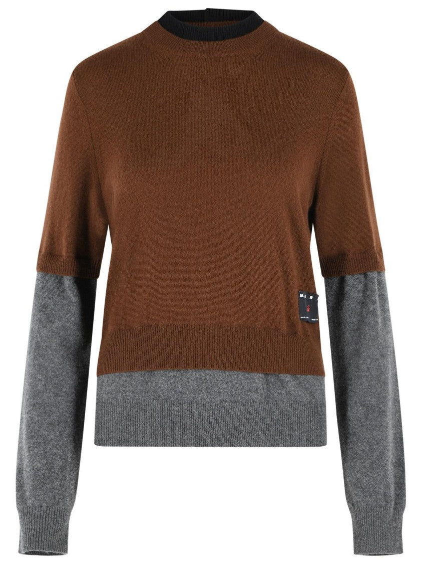 Marni Brown Cashmere Sweater