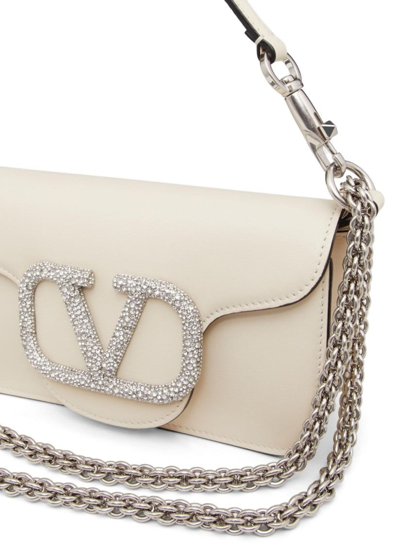 Valentino Garavani Crystal Logo Rectangular Handbag