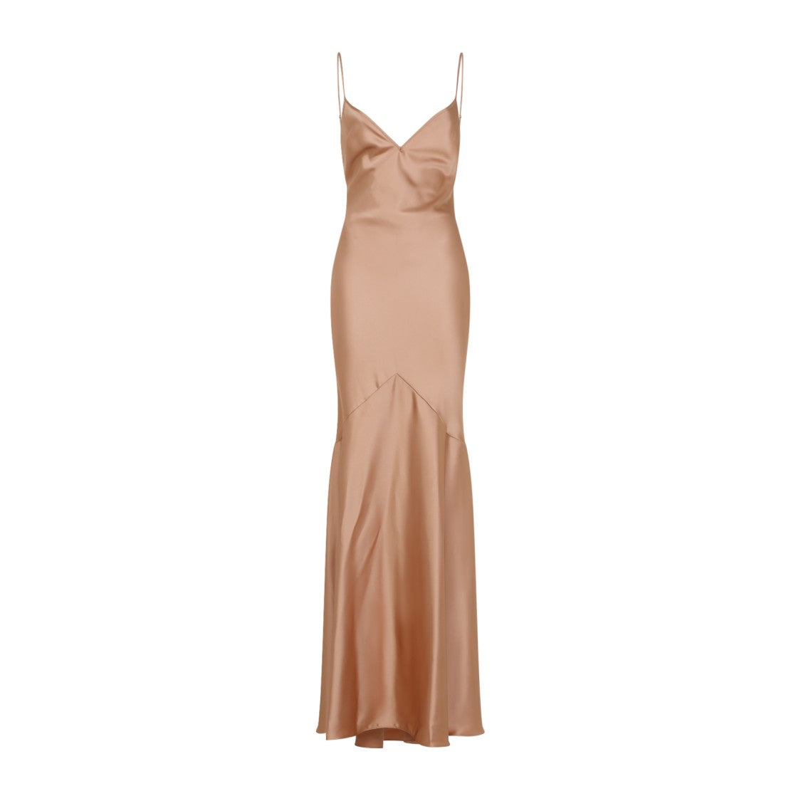 Elisabetta Franchi Floor-Length Spaghetti Strap Dress