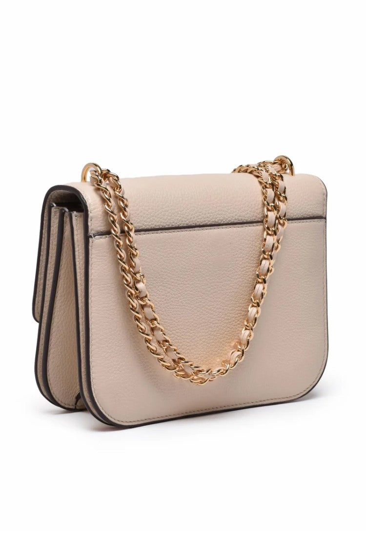 Tory Burch Britten Adjustable Small Shoulder Bag - Cream