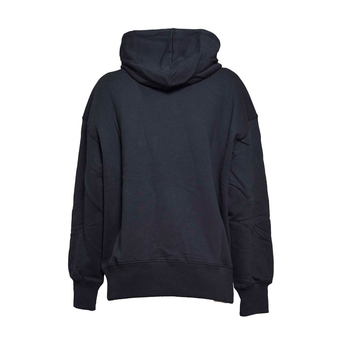 Msgm Black Cotton Hoodie