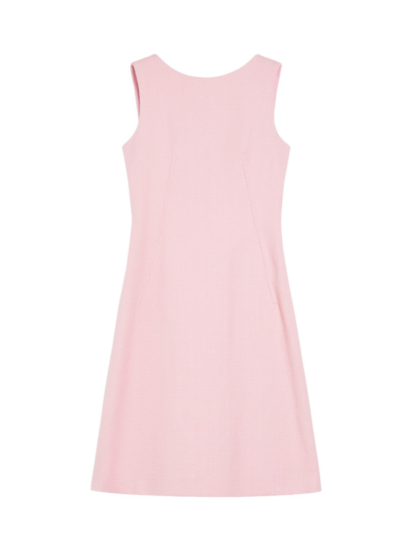 Max Mara Structured A-Line Dress With Bow Detail