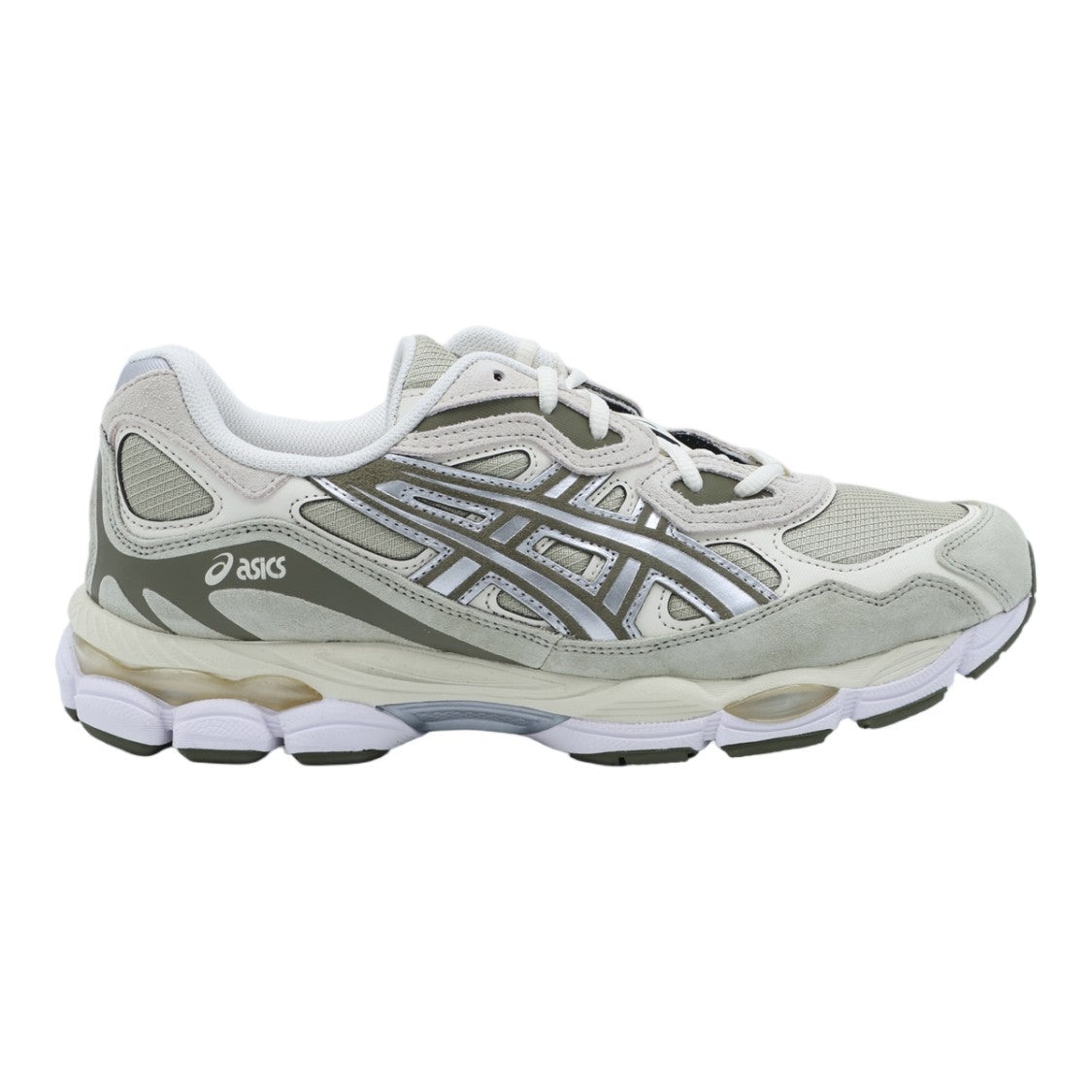 Asics Layered Design Sneakers With Striped Side Panels